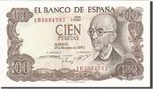 Spanien 100 Pesetas Geldschein, 1970-11-17, KM:152a, VZ+ -