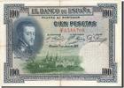 Spanien 100 Pesetas Geldschein, 1925-07-01, KM:69c, S+ -