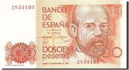 Spanien 200 Pesetas Geldschein, 1980-09-16, KM:156, UNZ- -