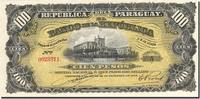 Paraguay 100 Pesos Geldschein, 1907-12-26, KM:122a, UNZ- -