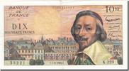 Frankreich 10 Nouveaux Francs Geldschein, 1962-06-07, SS, Fayette:57.19 -