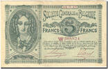 Belgien 5 Francs Geldschein, 1917-07-13, KM:88, SS+ -