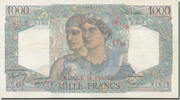 Frankreich 1000 Francs Minerve et Hercule, 1950-03-02, SS+ -