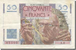Frankreich 50 Francs Le Verrier, 1946-03-28, SS, Fayette:VF20.2, KM:127a -