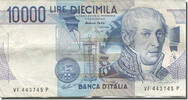 Italien 10,000 Lire Geldschein, 1984-09-03, KM:112c, SS -