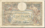 Frankreich 100 Francs Luc Olivier Merson, 1926-05-26, SS, Fayette:24.4 -