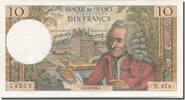 Frankreich 10 Francs Voltaire, 1969-03-06, SS, Fayette:62.37, KM:147c -