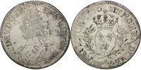 Frankreich 24 Sols, 1/5 ECU Münze, Louis XV, 1/5 Écu aux branches d'olivier -