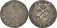 Frankreich 2 Sols Münze, Louis XV, Double sol (2 sous) en billon -
