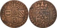 Spanische Niederlande Liard Münze, NAMUR, Philip V of Spain, Namur, S -