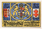 Deutschland 1 Mark Geldschein, Philippsthal, Maison, 1921 UNZ- Mehl:1058.1 -