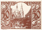 Deutschland 50 Pfennig Geldschein, Paderborn, Eglise 1921 UNZ- Mehl:1043.5 -