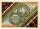 Deutschland 2 Mark Geldschein, Paderborn, marche 1921-11-10, UNZ- Mehl:1043.3 -
