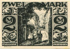 Deutschland 2 Mark Geldschein, Paderborn, village 1921-11-10, UNZ- Mehl:1043.4 -
