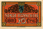 Deutschland 50 Pfennig Geldschein, Possneck, place, VZ+, Mehl:1066.1 -