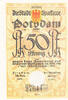 Deutschland 50 Pfennig Geldschein, Potsdam, cavalier, 1922 VZ Mehl:1069.1 -