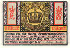 Deutschland 1 Mark Geldschein, Jena, soldat 1921-08-22, UNZ- Mehl:657.1a -