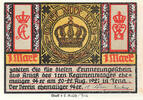 Deutschland 1 Mark Geldschein, Jena, Couronne 1921-08-22, UNZ- Mehl:657.1a -