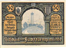 Deutschland 50 Pfennig Geldschein, Jena, château, UNZ-, Mehl:653.1a -