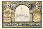 Deutschland 50 Pfennig Geldschein, Jena, nuit, UNZ-, Mehl:653.1a -