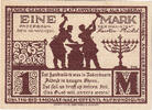 Deutschland 1 Mark Geldschein, Paderborn, mairie 1921-11-10, UNZ- Mehl:1043.5 -