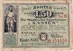 Deutschland 1.5 Mark Geldschein, Xanten, château, S, Mehl:1464.1 -