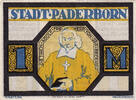 Deutschland 1 Mark Geldschein, Paderborn, portrait 1921-11-10 UNZ- Mehl:1043.1 -