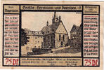 Deutschland 75 Pfennig Geldschein, Possneck, Eglise 1921 UNZ- Mehl:1066.3 -