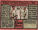 Deutschland 1 Mark Geldschein, Sömmerda, Usine, UNZ-Mehl:1230.1 -