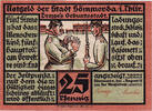 Deutschland 25 Pfennig Geldschein, Sömmerda, village, 1921 UNZ- Mehl:1230.1 -
