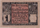 Deutschland 2 Mark Geldschein, Berlin, voiture 1922-03-01, UNZ- Mehl:92.3 -