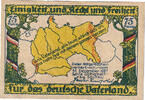 Deutschland 75 Pfennig Geldschein, Soltau, carte 1921-12-31, UNZ- Mehl:1239.1 -