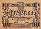 Deutschland 10 Pfennig Geldschein, Sommerfeld, mairie 1920-04-01 VZ Mehl:S85.6 -