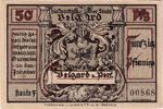Deutschland 50 Pfennig Geldschein, Belgard, armée, UNZ-, Mehl:69.4a -