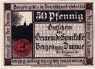 Deutschland 50 Pfennig Geldschein, Bergen, chevalier 1922 UNZ- Mehl:78.1a -