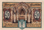 Deutschland 50 Pfennig Geldschein, Stadtilm, Eglise 1921, UNZ- Mehl:1250.1 -