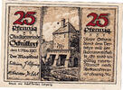 Deutschland 25 Pfennig Geldschein, Schuttorf, personnage 1921 UNZ- Mehl:1202.1 -