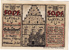 Deutschland 50 Pfennig Geldschein, Schuttorf, château, 1921 UNZ- Mehl:1202.1 -