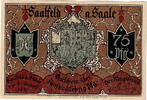 Deutschland 75 Pfennig Geldschein, Saalfeld, château, 1921 UNZ- Mehl:1155.5 -