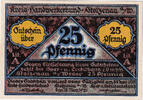 Deutschland 25 Pfennig Geldschein, Stolzenau, couturier, UNZ- -