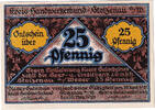 Deutschland 25 Pfennig Geldschein, Stolzenau, peintre, UNZ-, Mehl:1277.1 -
