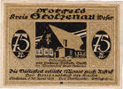 Deutschland 75 Pfennig Geldschein, Stolzenau, ferme, 1921 UNZ- Mehl:1276.1a -