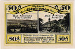 Deutschland 50 Pfennig Geldschein, Stolzenau, Eglise 1921 UNZ- Mehl:1276.2 -