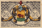 Deutschland 50 Pfennig Geldschein, Schleiz, portrait 1921 UNZ- Mehl:1180.1 -