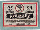 Deutschland 25 Pfennig Geldschein, Borstel, cuisine, UNZ-, Mehl:145.1 -