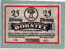 Deutschland 25 Pfennig Geldschein, Borstel, Monument, UNZ-, Mehl:145.1 -