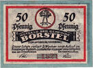 Deutschland 50 Pfennig Geldschein, Borstel, champs, UNZ-, Mehl:145.1 -