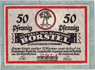 Deutschland 50 Pfennig Geldschein, Borstel, grange, UNZ-, Mehl:145.1 -