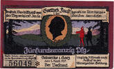 Deutschland 25 Pfennig Geldschein, Schierke, hiver, 1921 UNZ- Mehl:1179.1a -