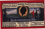 Deutschland 25 Pfennig Geldschein, Schierke, village 1921 UNZ- Mehl:1179.1a -